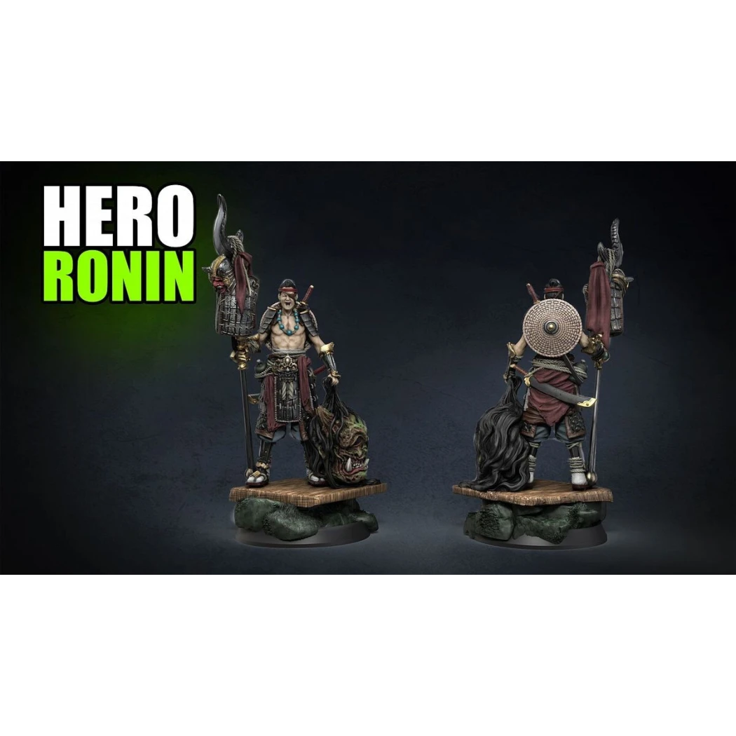 Digital STL Ronin Japanese Warrior