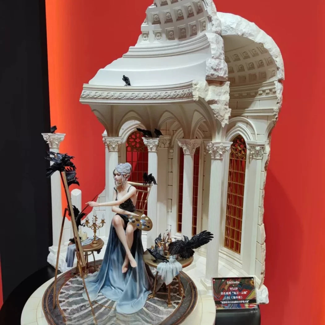 Digital STL Painters Delight Beautiful Girl