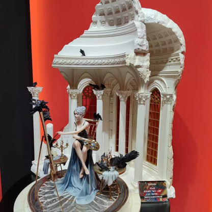 Digital STL Painters Delight Beautiful Girl