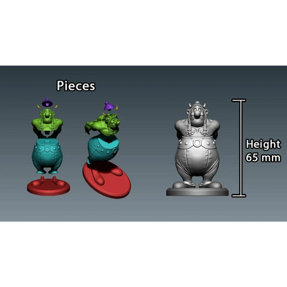 Digital STL Obelix - Pen Holder