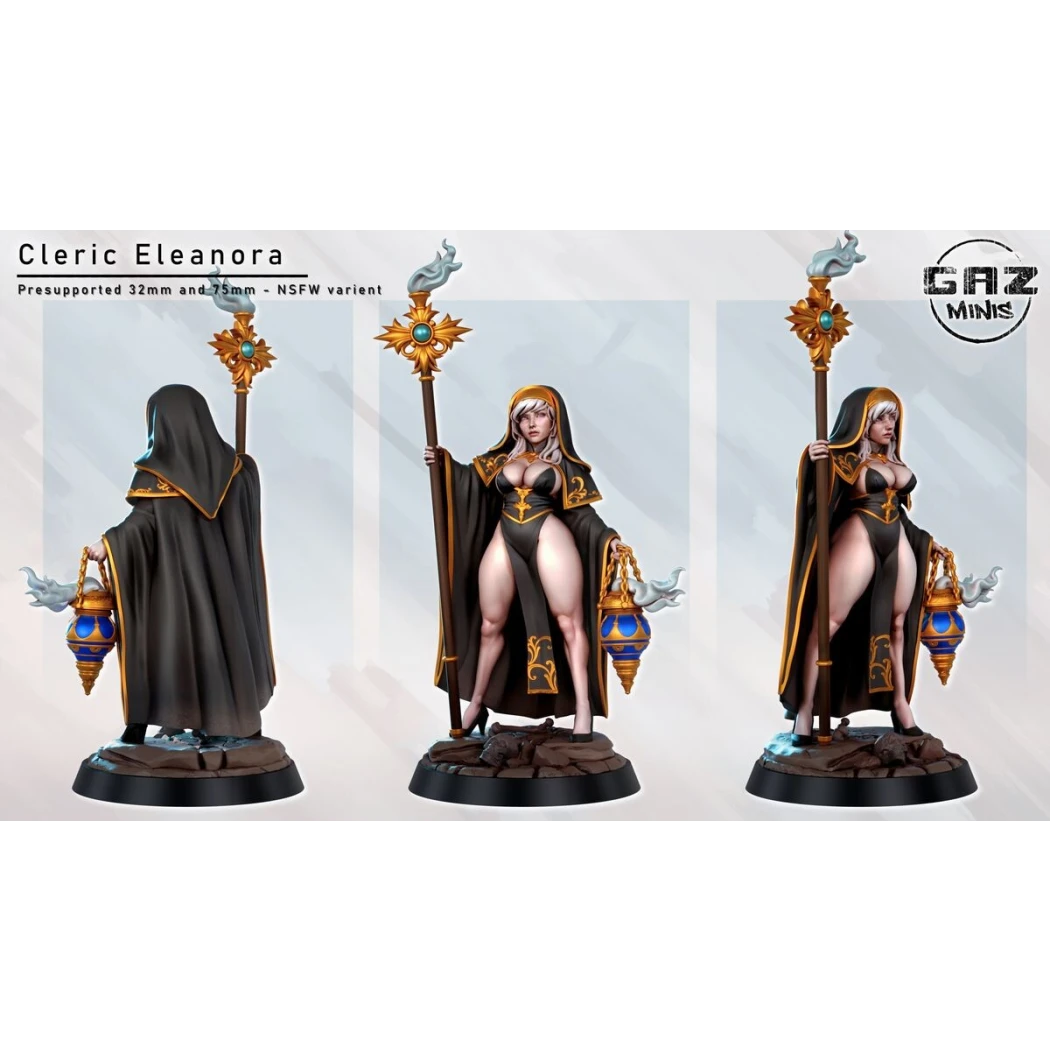 Digital STL Cleric Eleanora