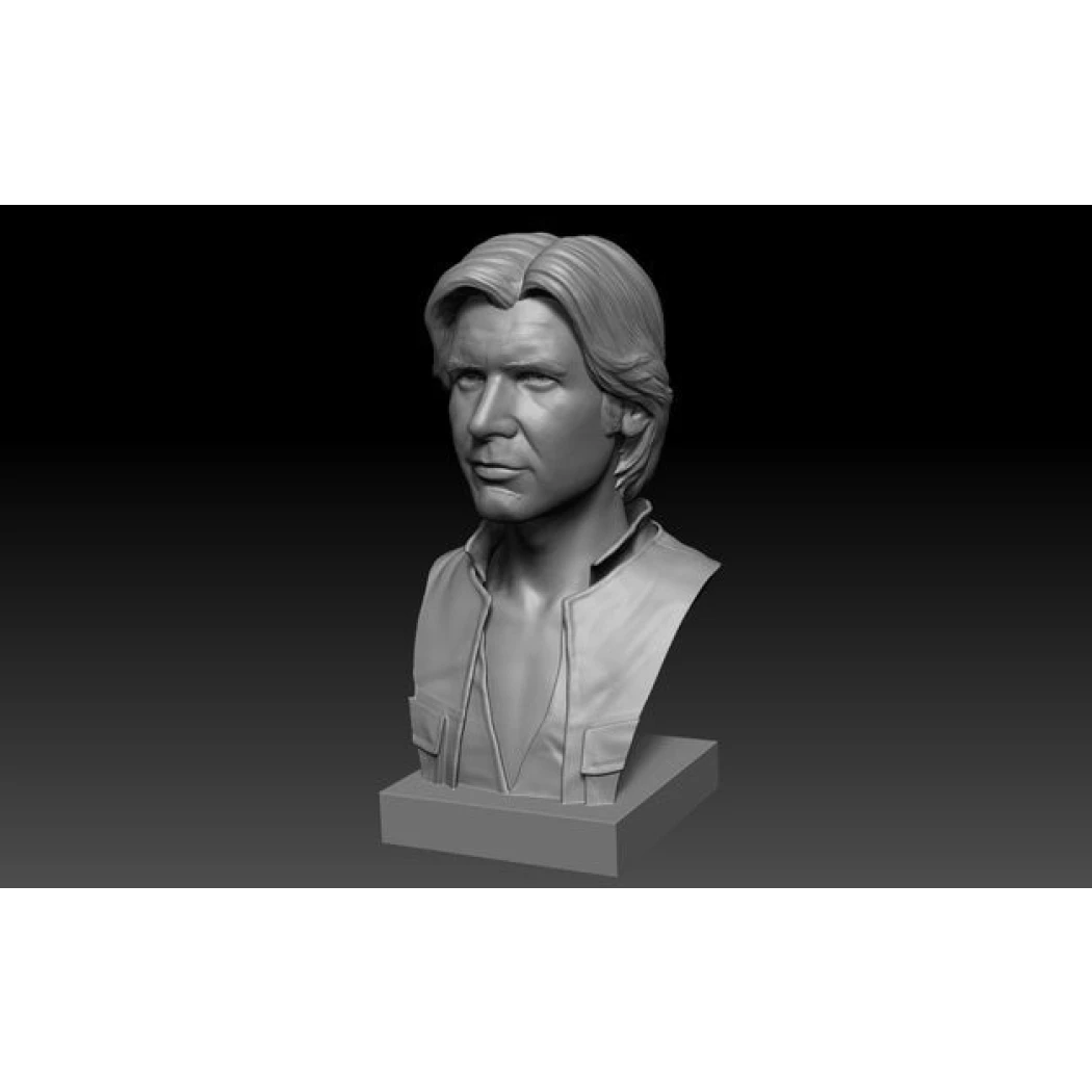 Digital STL Han Solo Bust