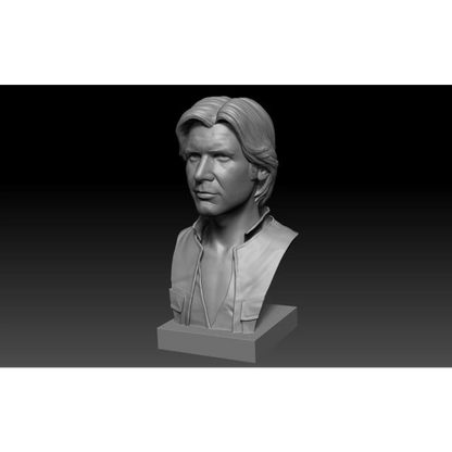 Digital STL Han Solo Bust
