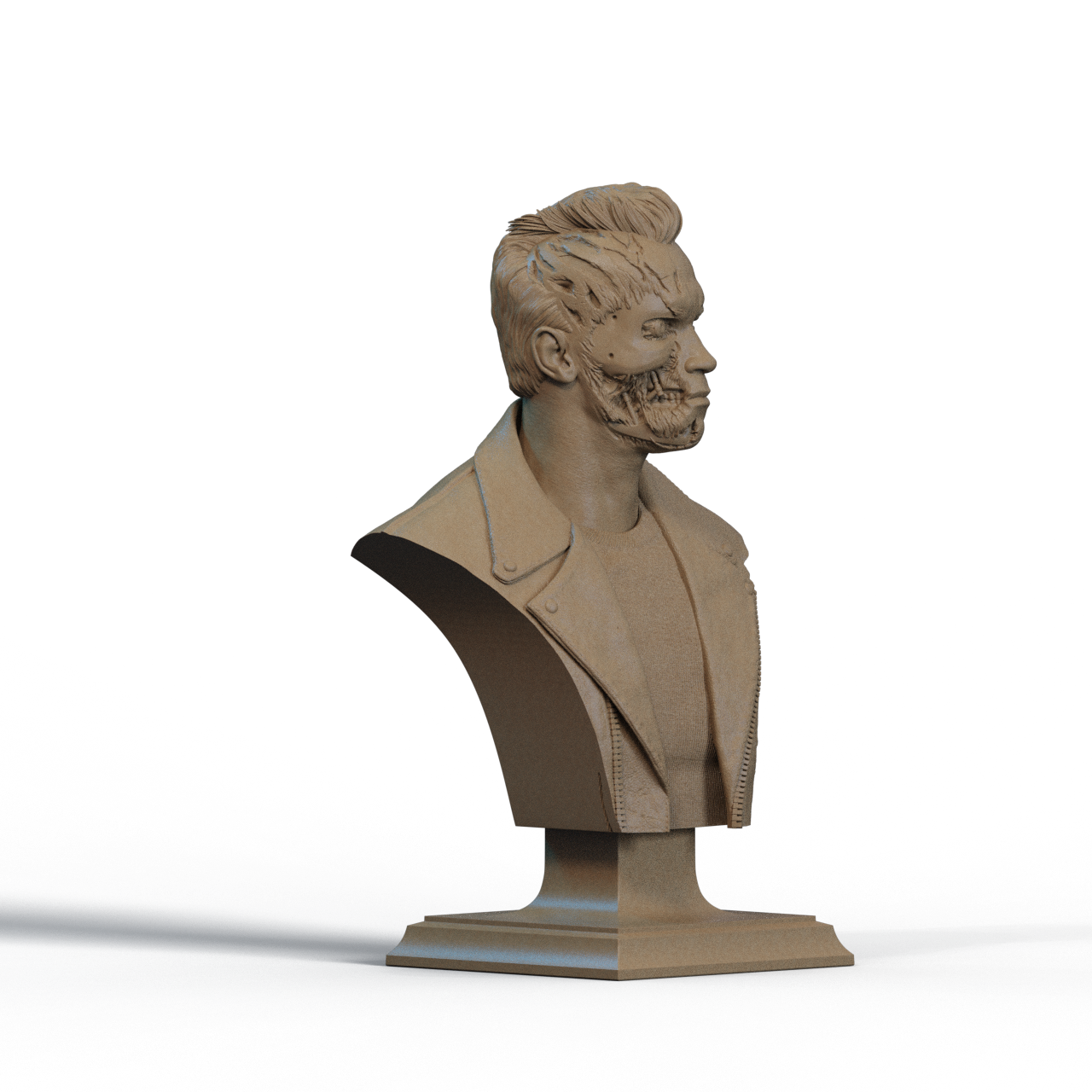 Digital STL Terminator Bust v2