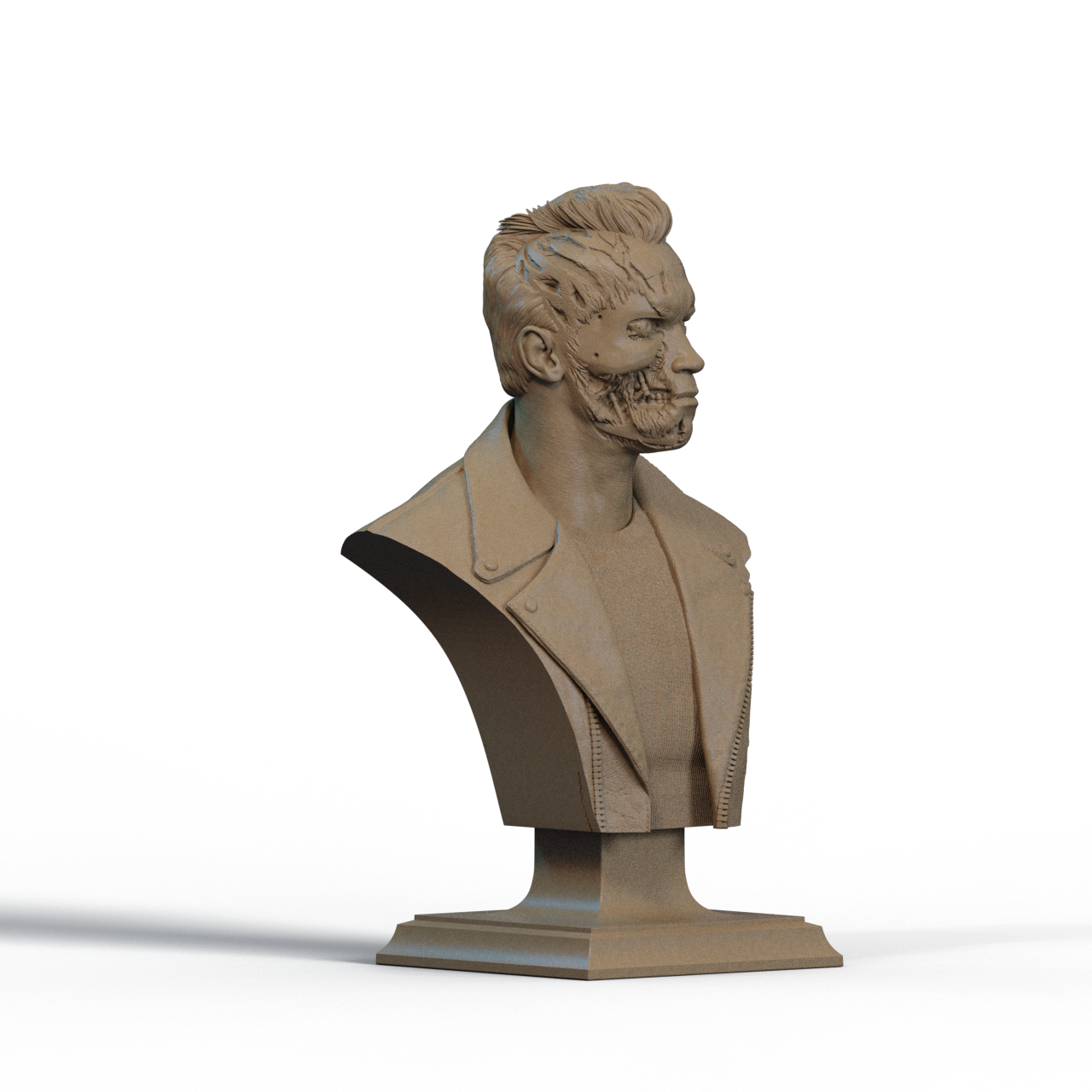 Digital STL Terminator Bust v2