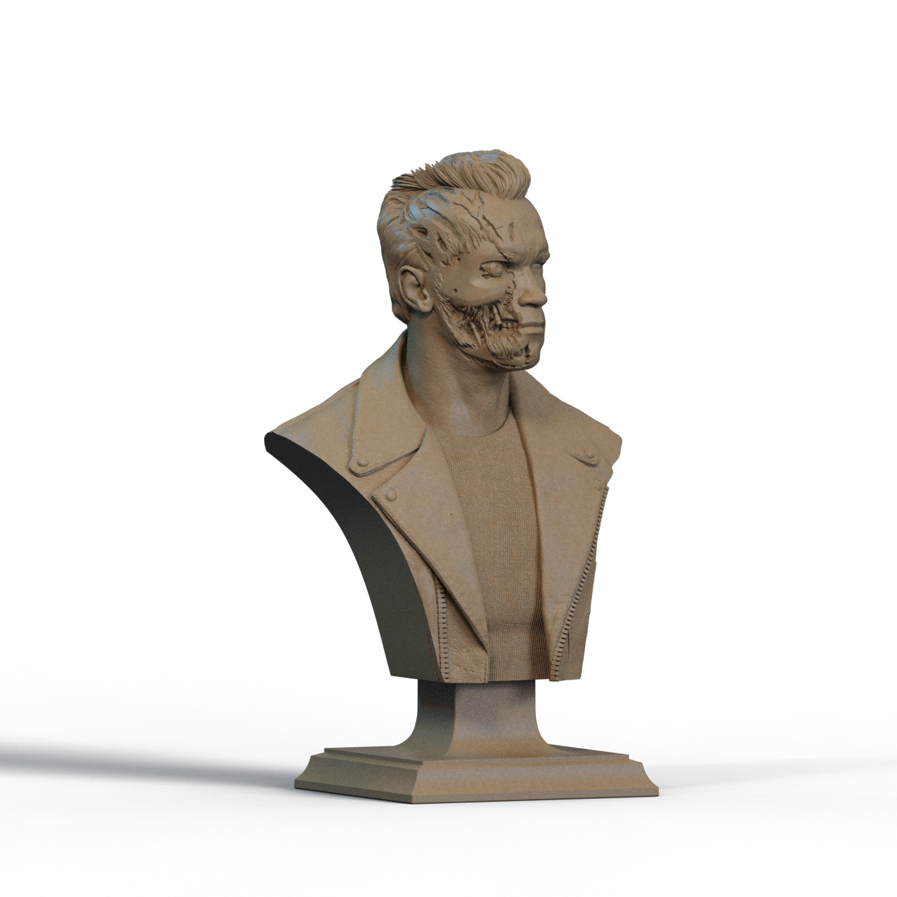 Digital STL Terminator Bust v2