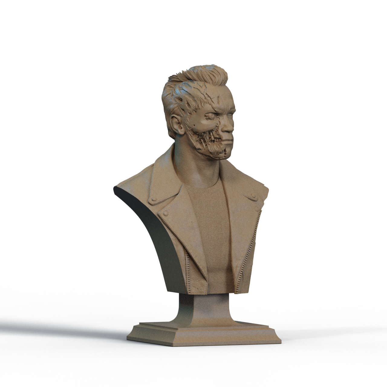 Digital STL Terminator Bust v2