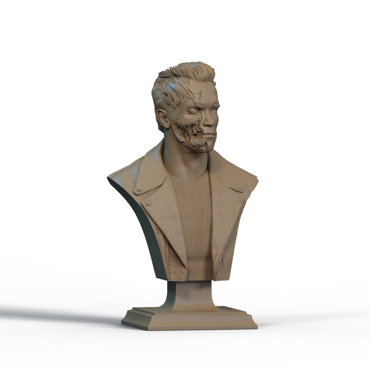 Digital STL Terminator Bust v2