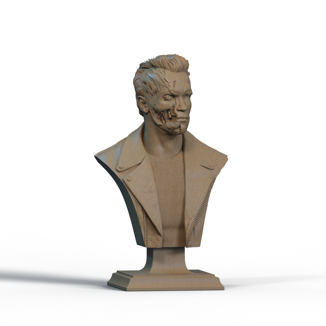 Digital STL Terminator Bust v2