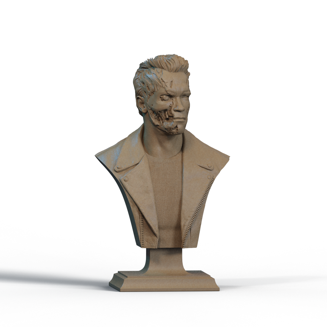 Digital STL Terminator Bust v2