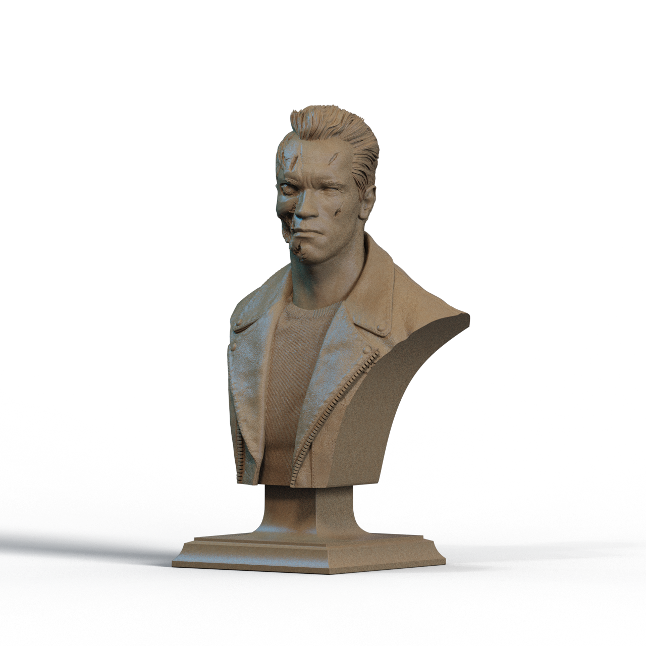 Digital STL Terminator Bust v2