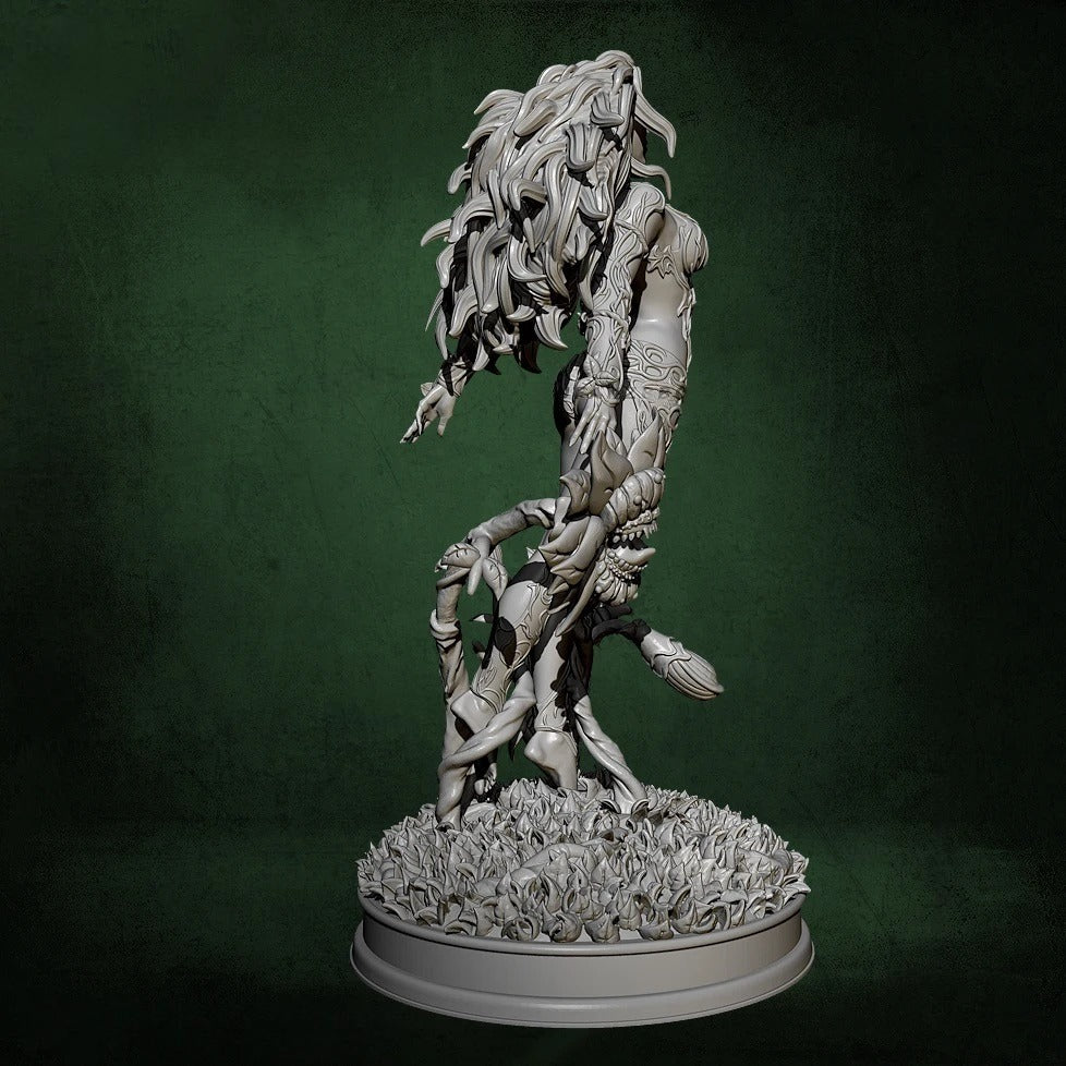 1/24 75mm Resin Superhero Model Kit Poison Beautiful Girl Unpainted