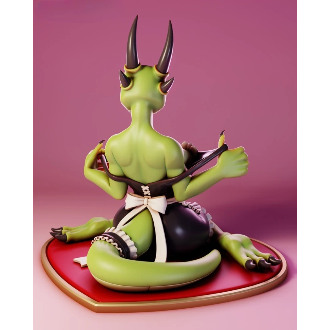 Digital STL Argonian Maid