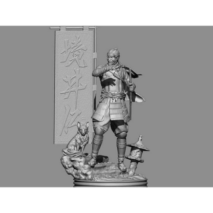 Digital STL Tsushima Japanese Samurai