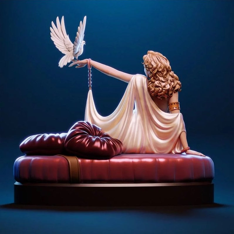 1/24 3D Print Model Kit Beautiful Pin-Up Girl Marilyn Unpainted