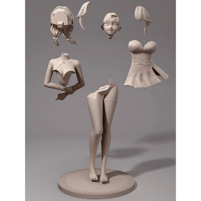 Digital STL Kaneko Lumi Beautiful Girl