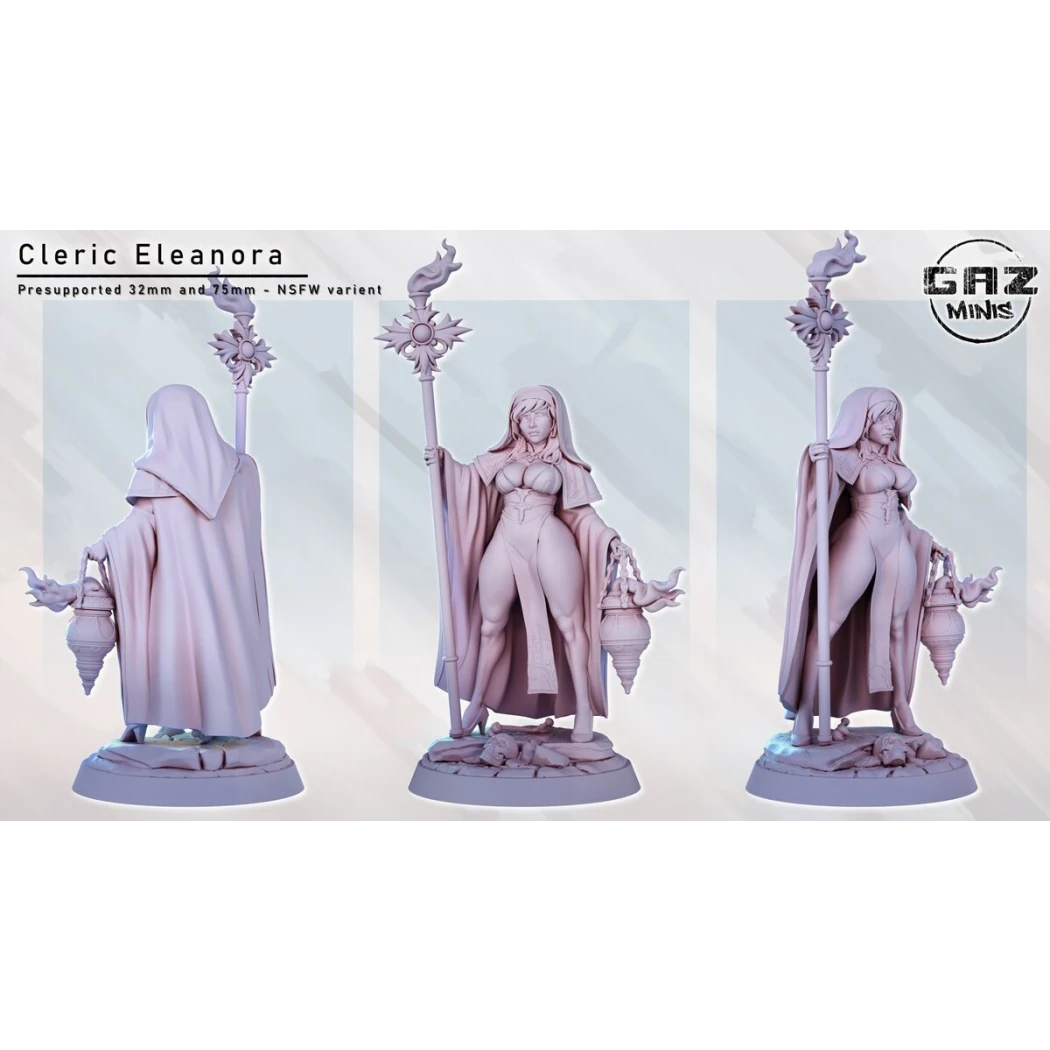 Digital STL Cleric Eleanora
