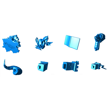 Digital STL Blue Eyes White Dragon Toon