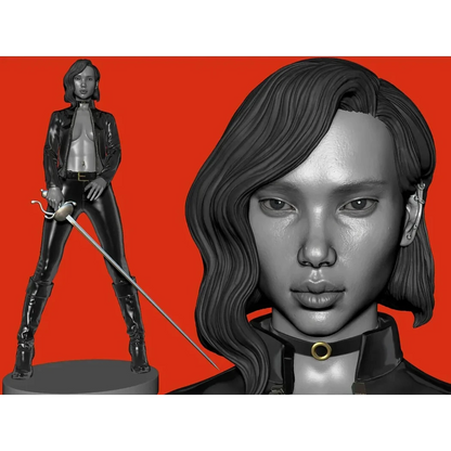 Digital STL Onicha Beautiful Girl