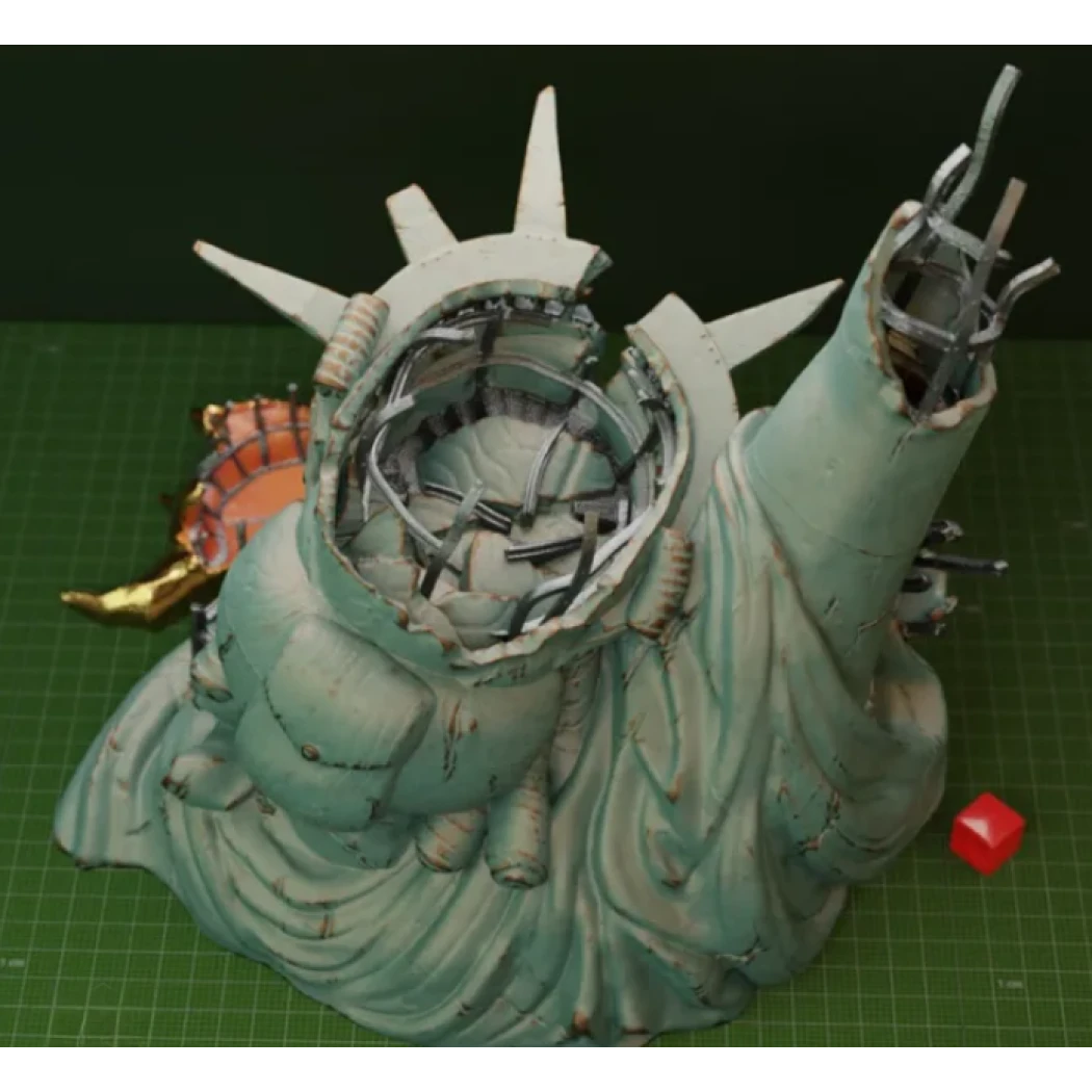 Digital STL Statue of Liberty Dice Roller
