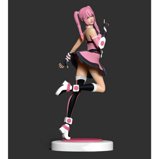 1/24 75mm 3D Print Model Kit Modern Asian Beautiful Girl Dancer Unpainted - Model-Fan-Store