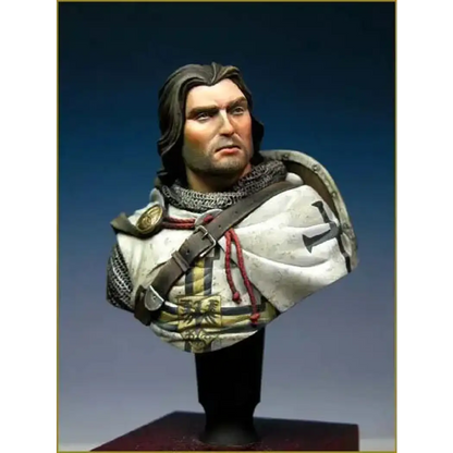 1/10 BUST Resin Model Kit Medieval Knight Teutonic Crusader Warrior Unpainted