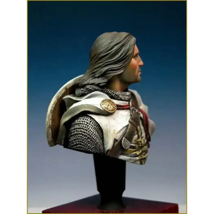 1/10 BUST Resin Model Kit Medieval Knight Teutonic Crusader Warrior Unpainted