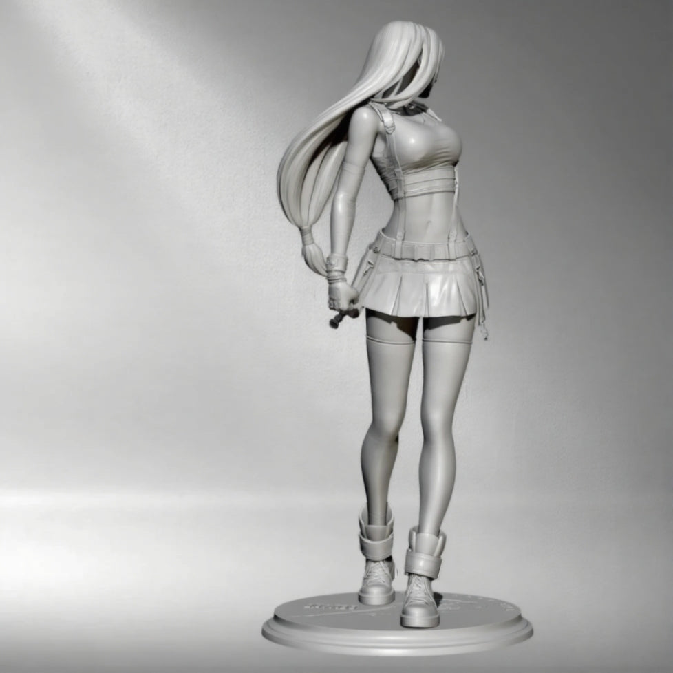 1/24 75mm Resin Model Kit Modern Beautiful Girl Woman Unpainted