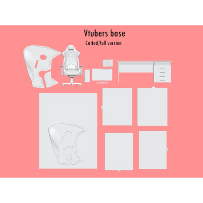 Digital STL Fauna Office Beautiful Girl