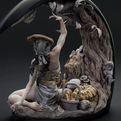 Digital STL Four Seasons - Autumn Sexy Girl