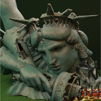 Digital STL Statue of Liberty Dice Roller