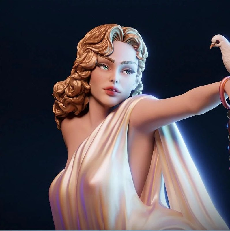 1/24 3D Print Model Kit Beautiful Pin-Up Girl Marilyn Unpainted