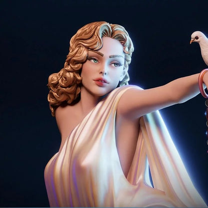 1/24 3D Print Model Kit Beautiful Pin-Up Girl Marilyn Unpainted