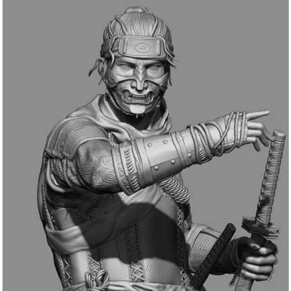 Digital STL Tsushima Japanese Samurai