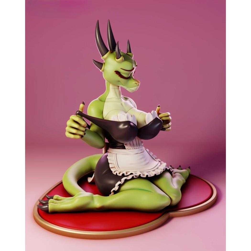 Digital STL Argonian Maid