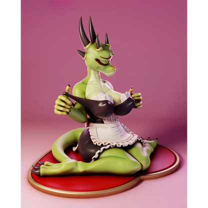 Digital STL Argonian Maid