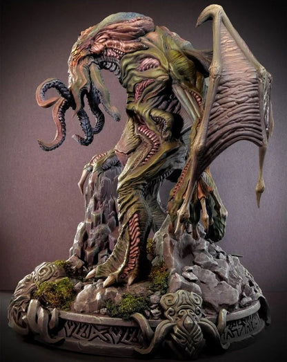 1/35 - 1/6 3D Print Model Kit Fantasy Monster Cthulhu Unpainted