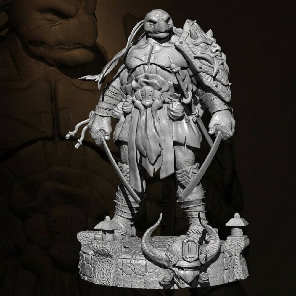 78mm Resin Model Kit Turtle Warrior Fighter Movie TD-3451 Unpainted - Model-Fan-Store