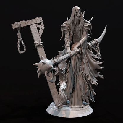 50mm 75mm 3D Print Model Kit Reaper of Death with a Scythe Unpainted