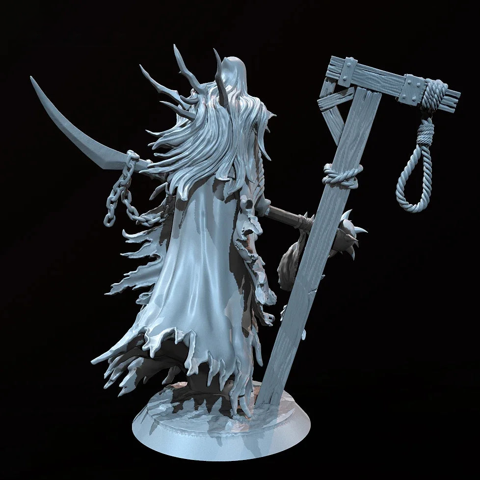 50mm 75mm 3D Print Model Kit Reaper of Death with a Scythe Unpainted