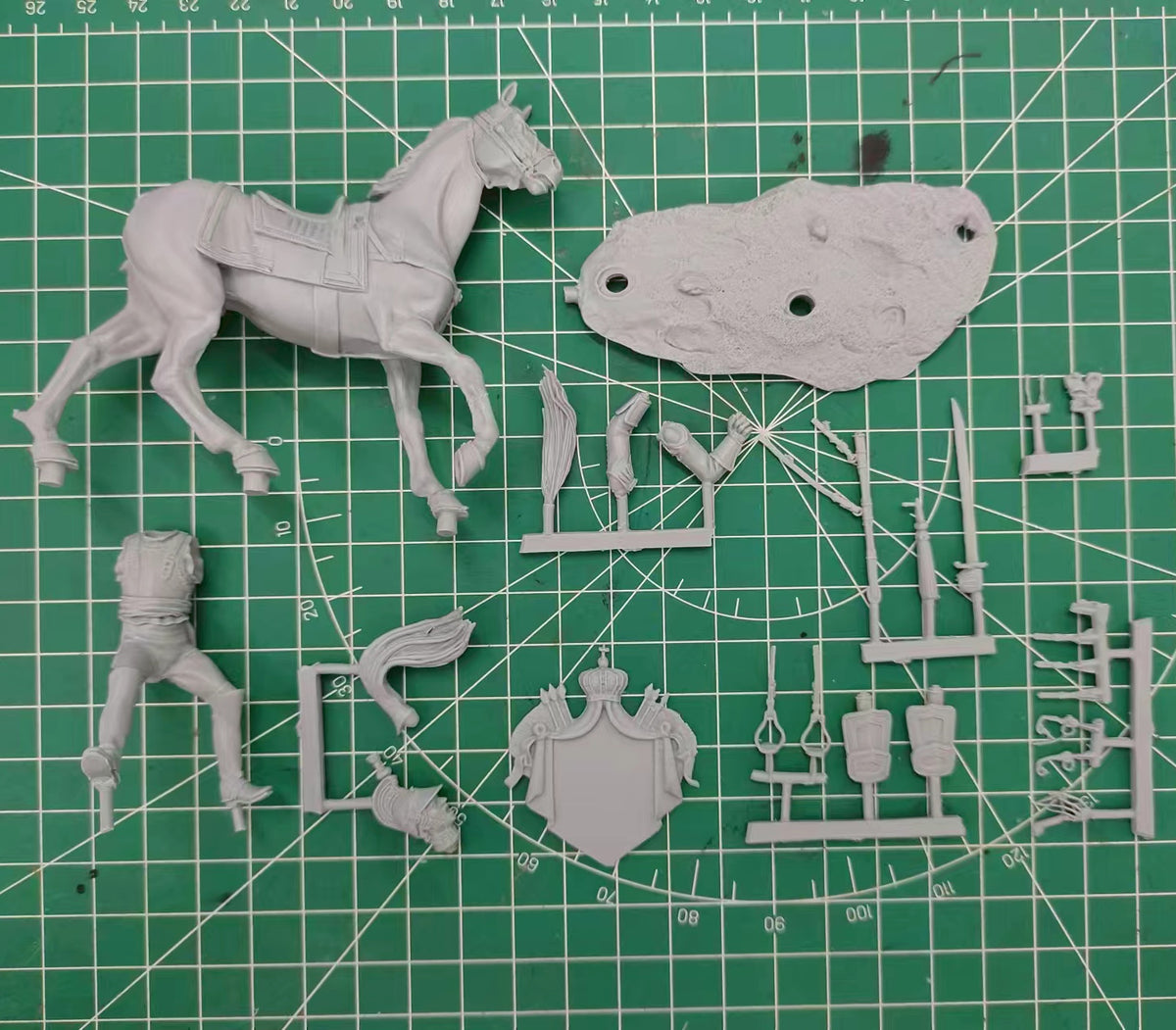 1/24 resn fgures model kt 75mm Ghost Knght on Horse Unassembled 1/24 resn fgures model kt 75mm Ghost Knght on Horse Unassembled