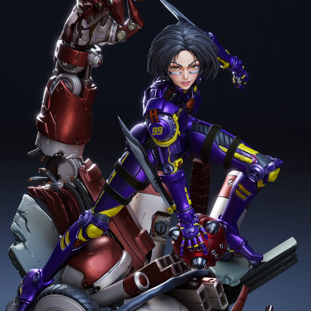 Digital STL Alita Gaming Battle Angel