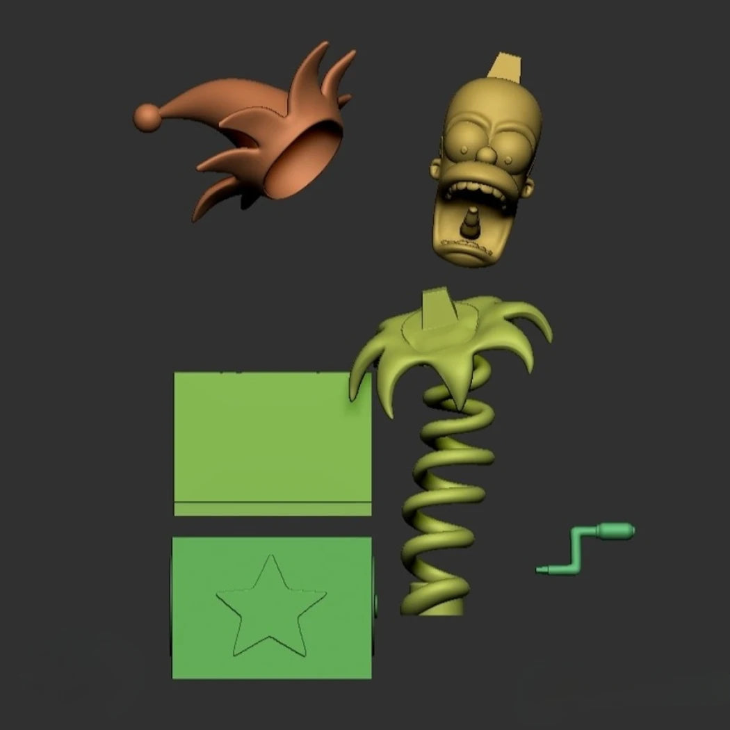 Digital STL Homer Surprise Box