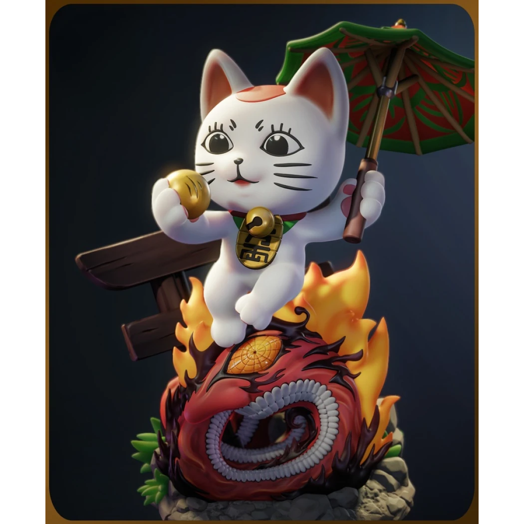 Digital STL Turbo Granny Cat Dandadan