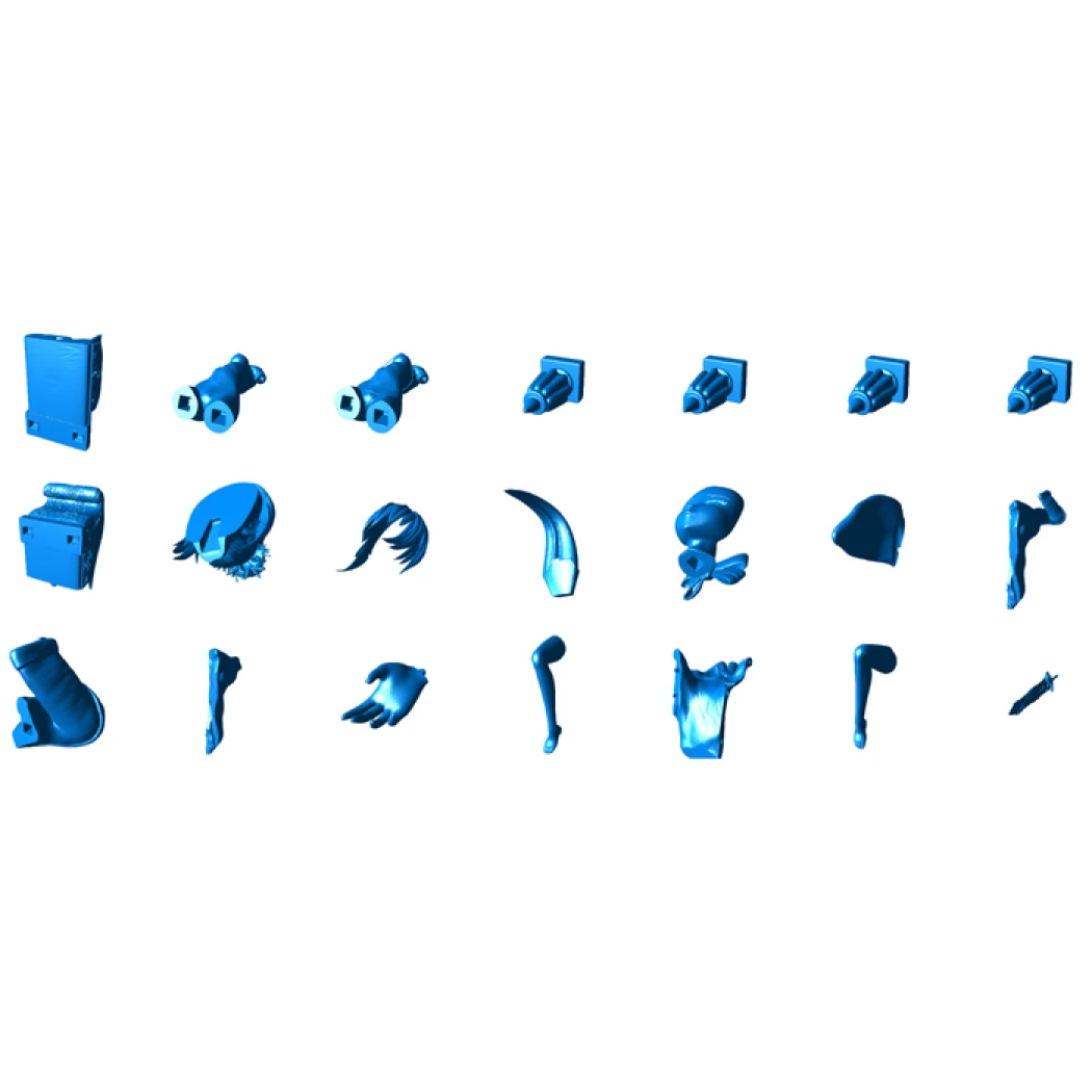 Digital STL Saber Beautiful Girl