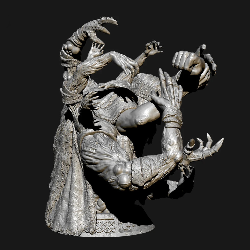 60mm BUST Resin Model Kit Dead King Ruler of Stormveil Castle Unpainted