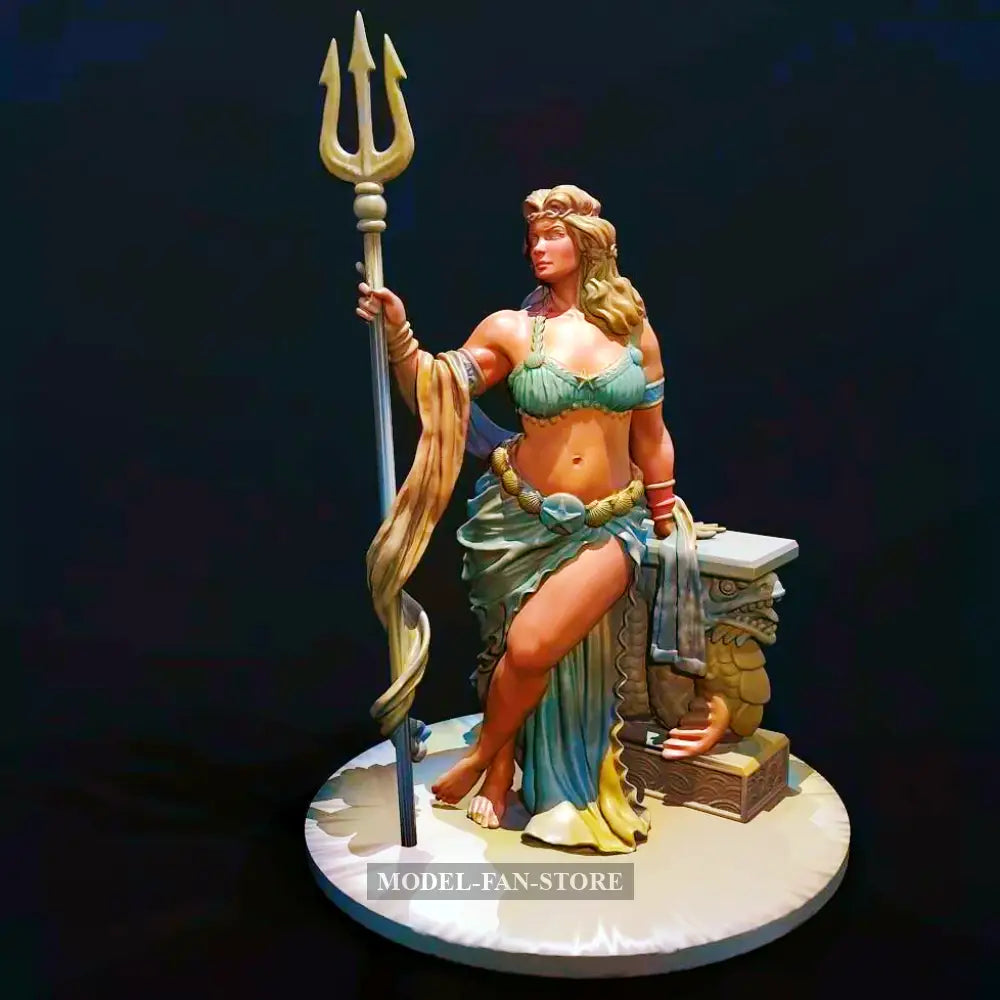 60Mm Resin Model Kit Beautiful Girl Sea Queen Fantasy Td-6173 Unpainted Full Figure Other Scale