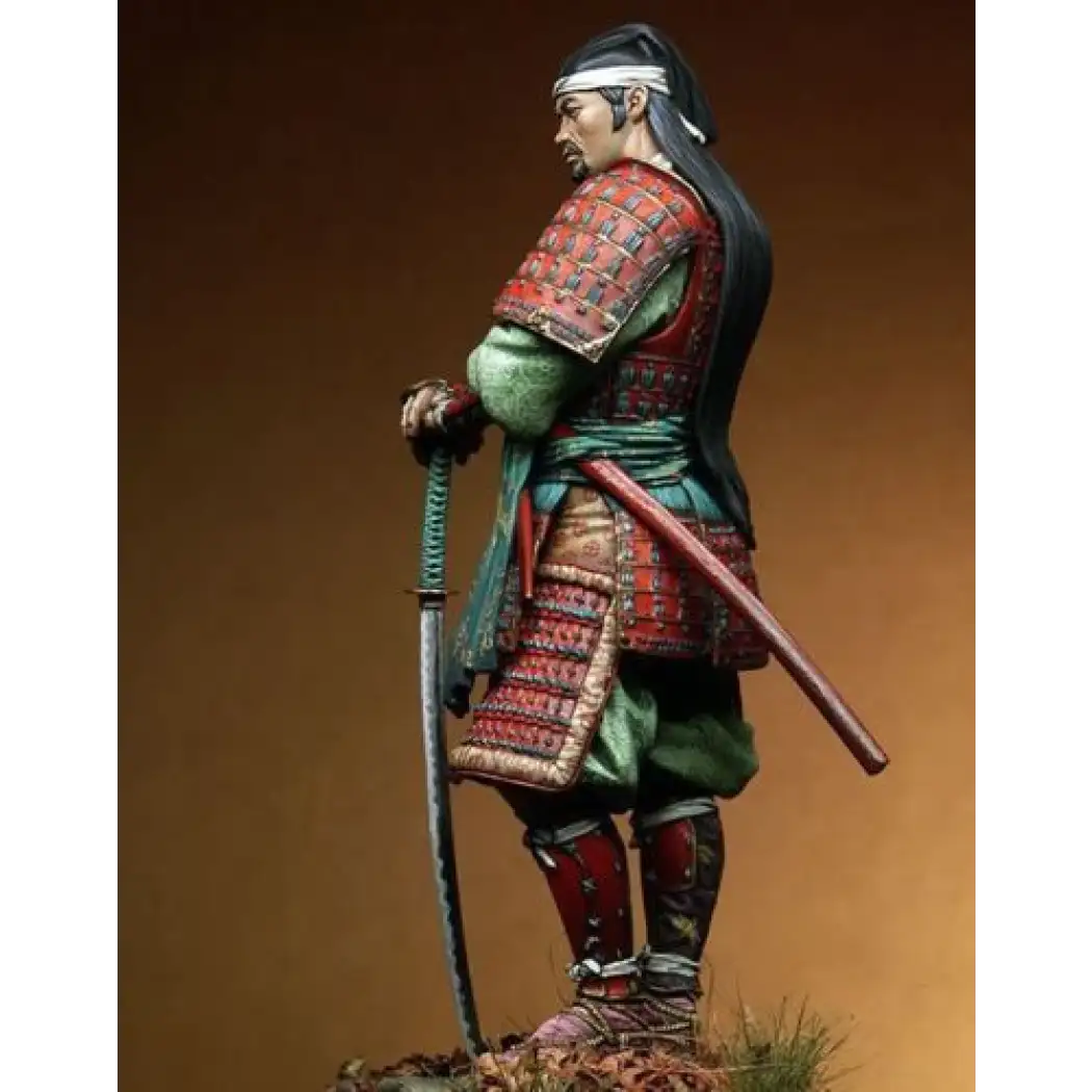 1/18 90mm Resin Model Kit Japanese Samurai with Sword Unpainted - Model-Fan-Store