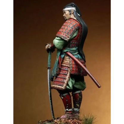 1/18 90mm Resin Model Kit Japanese Samurai with Sword Unpainted - Model-Fan-Store