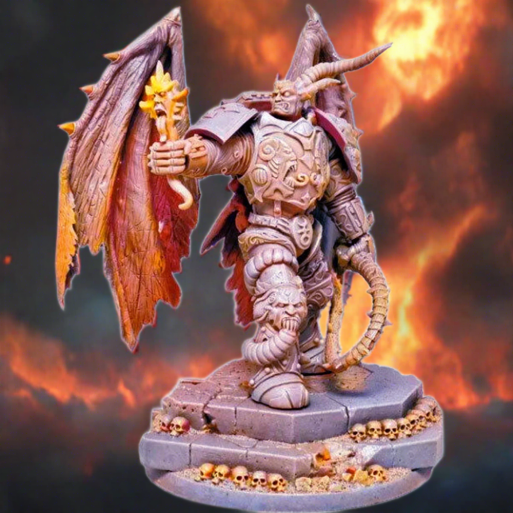 65mm Resin Model Kit Warrior Demon Lord A-616 Unpainted